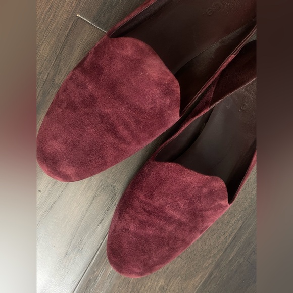 Vince Burgundy Suede Flats - Picture 4 of 4